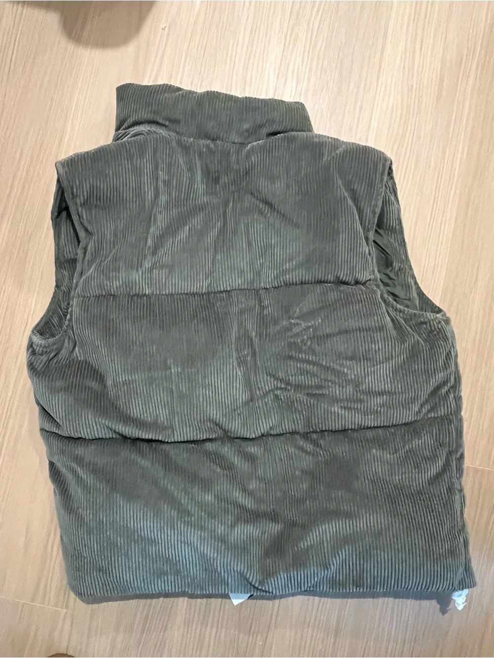 Zara sleeveless corduroy